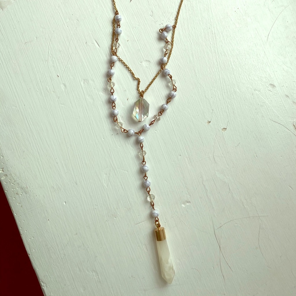 Long line fashion necklace 🦋